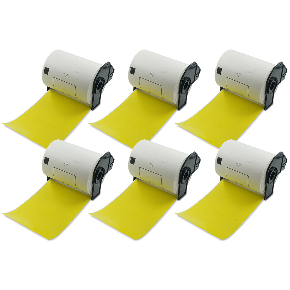Brother DK-1241 Yellow Shipping Labels 