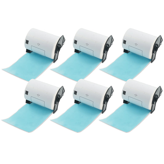 Brother DK-1241 - Light Blue 4" x 6" Shipping Label