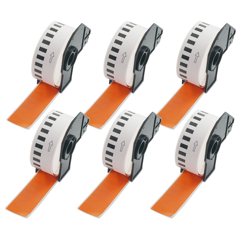 BETCKEY - 6 Rolls DK-22210 Labels Compatible with Brother BETCKEY - 6 Rolls DK-22210 Labels Compatible with Brother