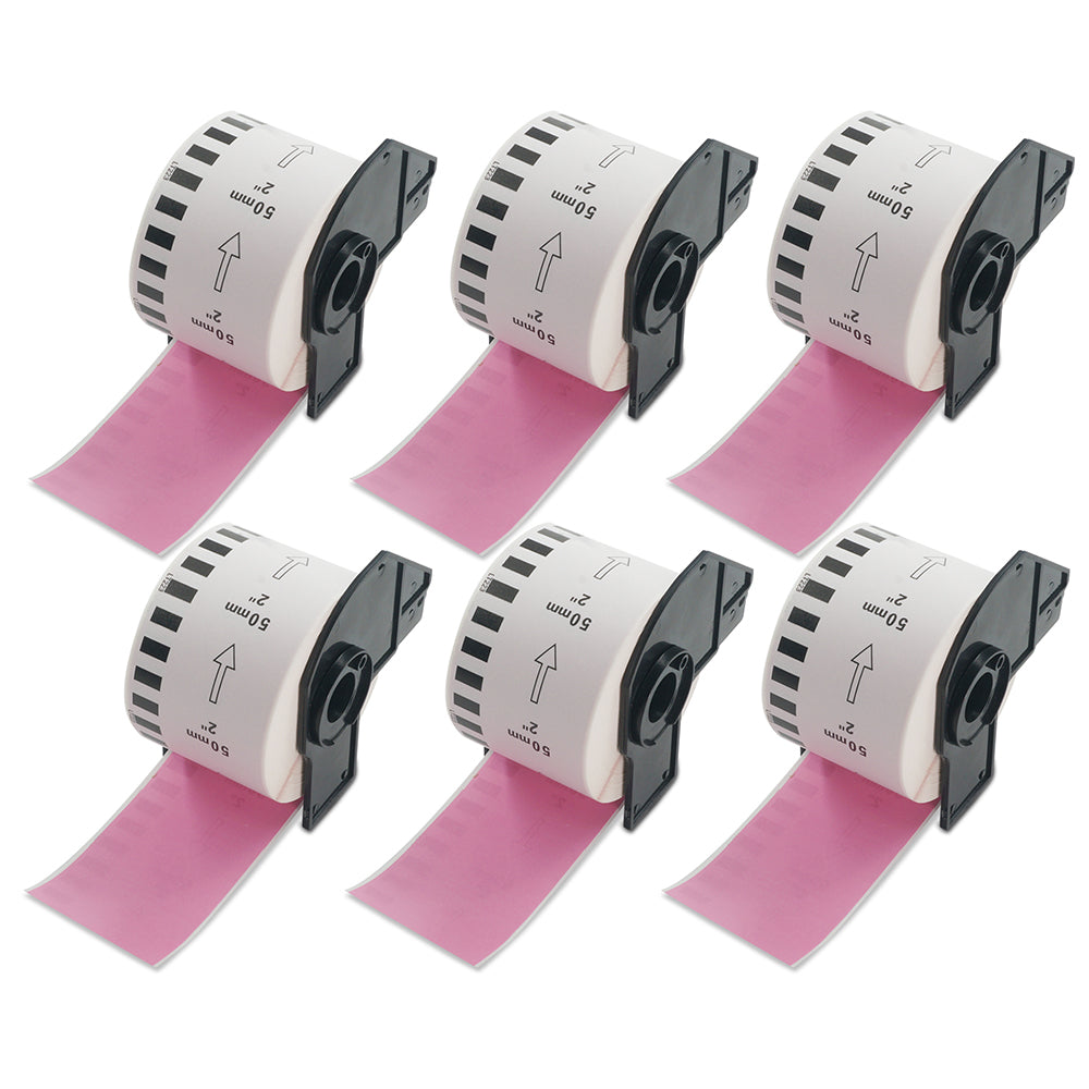 Brother DK-2223 Compatible Color Continuous Labels 2” x 100’