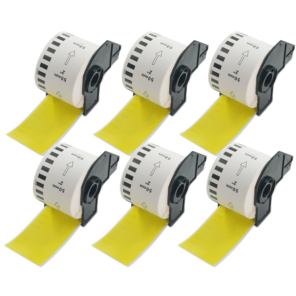 Betckey Brother DK-2223 Continuous Length Labels Color Labels 1.9 in x 100 ft