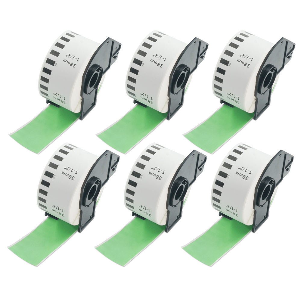 Brother DK-2225 green labels