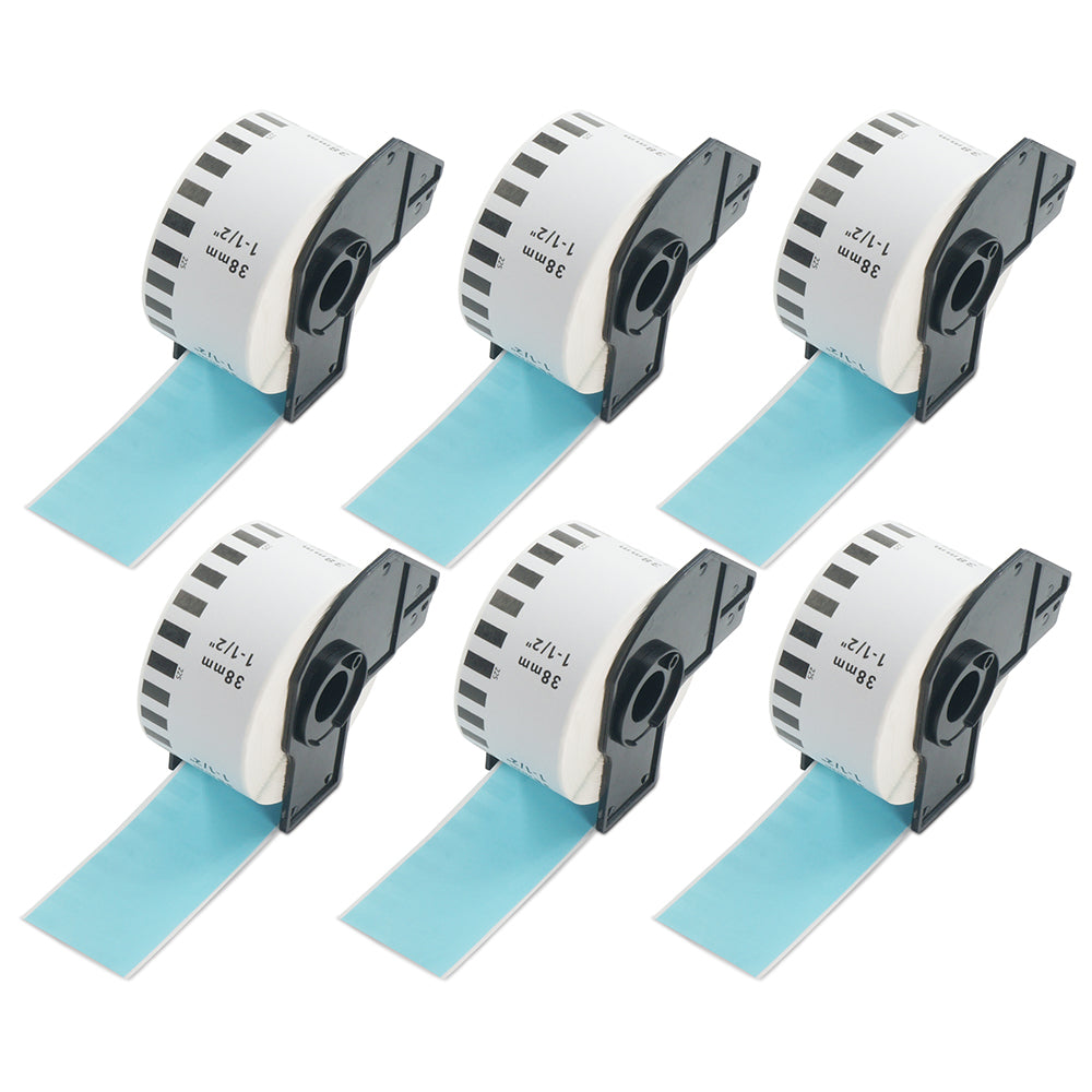 Brother DK-2225 Compatible Color Continuous Labels 1.4" x 100'