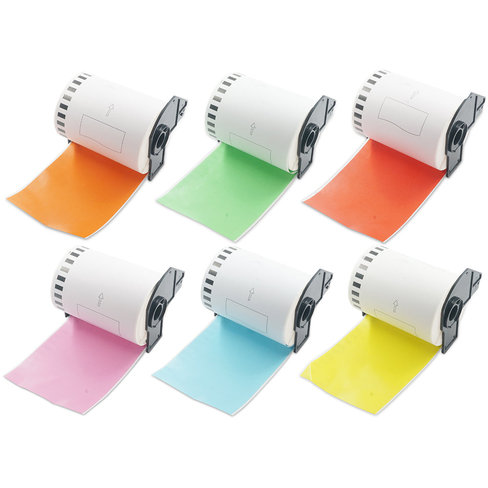 Brother DK-2243 Continuous Color Shipping Labels 4