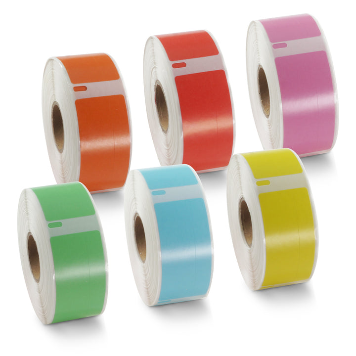 Dymo 1738595 Compatible File Barcode Color Labels 3/4″ x 2-1/2″