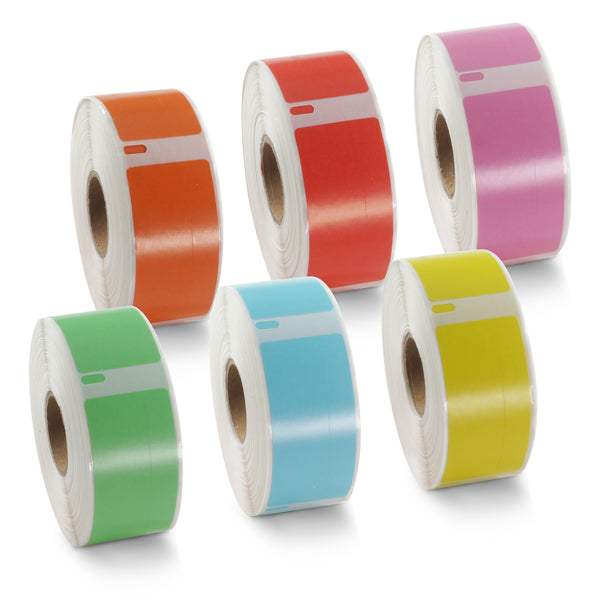 Betckey Dymo 1738595 File Barcode Labels Color Labels 3/4″ x 2-1/2″