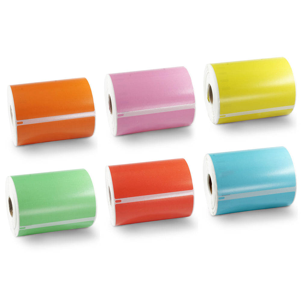 Dymo 1744907 Compatible Color Shipping Labels 4" x 6"