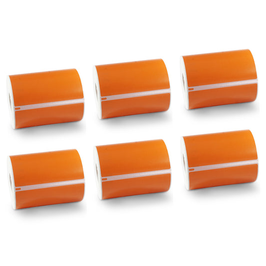 Orange Dymo 4x6 Shipping Label 6 roll