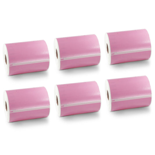 Pink Dymo 4x6 Shipping Label 6 roll