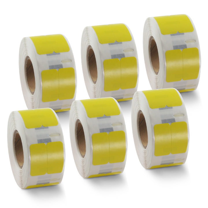 Dymo 30333 Compatible Extra Small 2-Up Color Labels 1/2" x 1"