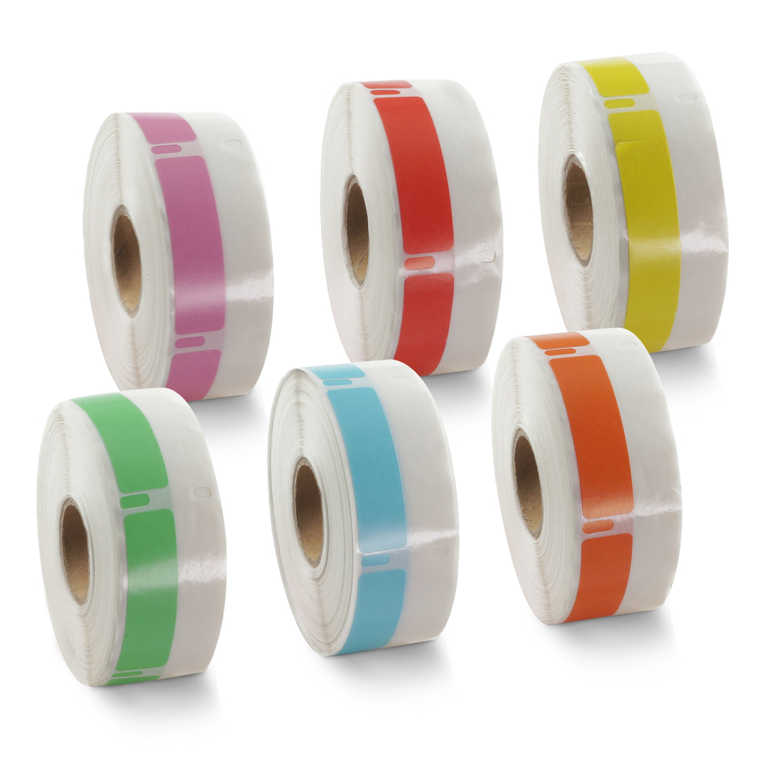 Dymo 30346 Compatible Library Barcode Color Labels 1/2" x 1-7/8"