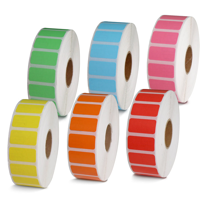 Direct Thermal Labels Color Labels 1" x 0.5"