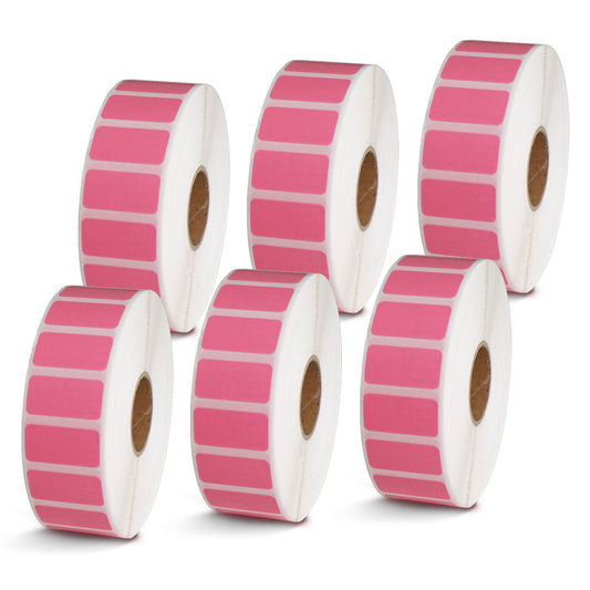 1" x 0.5" Pink Direct Thermal Labels