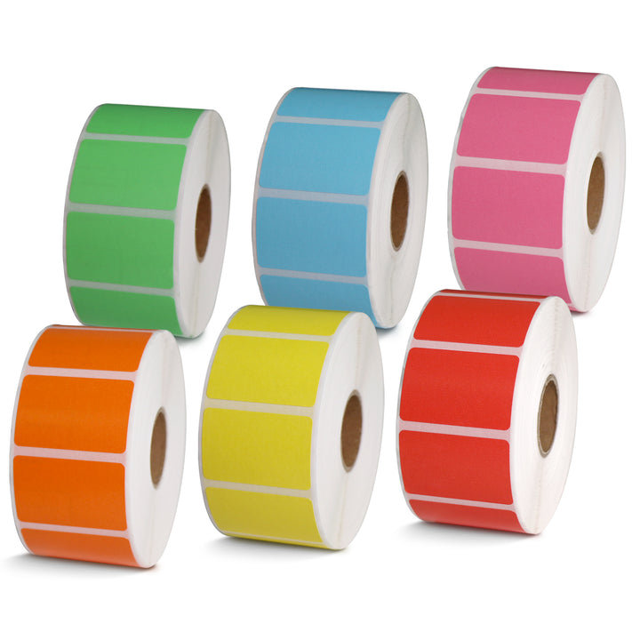 Betckey Zebra Color Labels 1.5" x 1" All Purpose & Address Labels