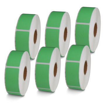 1" x 2" Green Direct Thermal Labels