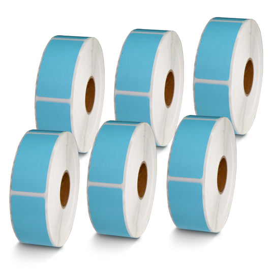 1" x 2" Blue Direct Thermal Labels