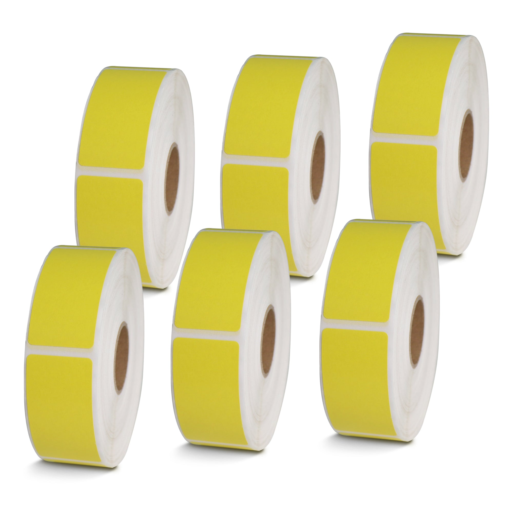 1" x 2" Yellow Direct Thermal Labels