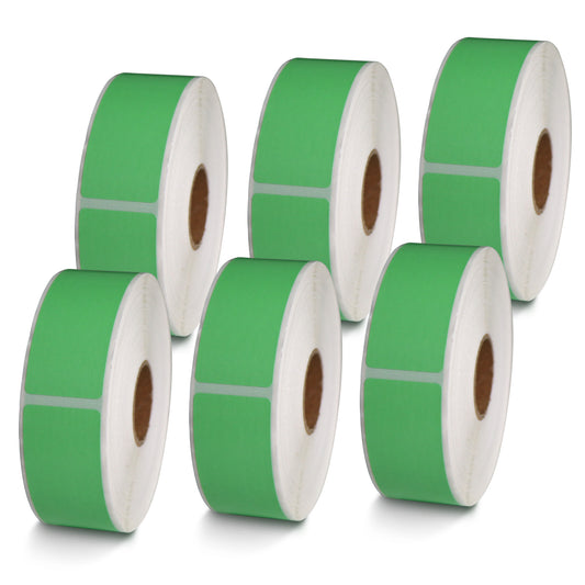 1" x 3" Green Direct Thermal Labels