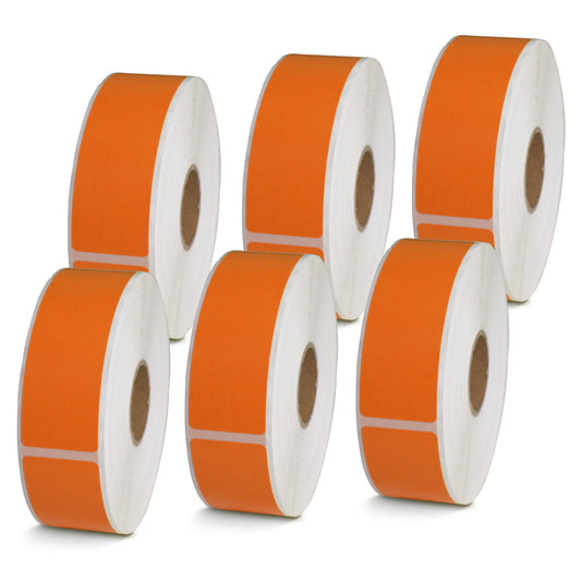 1" x 3" Orange Direct Thermal Labels