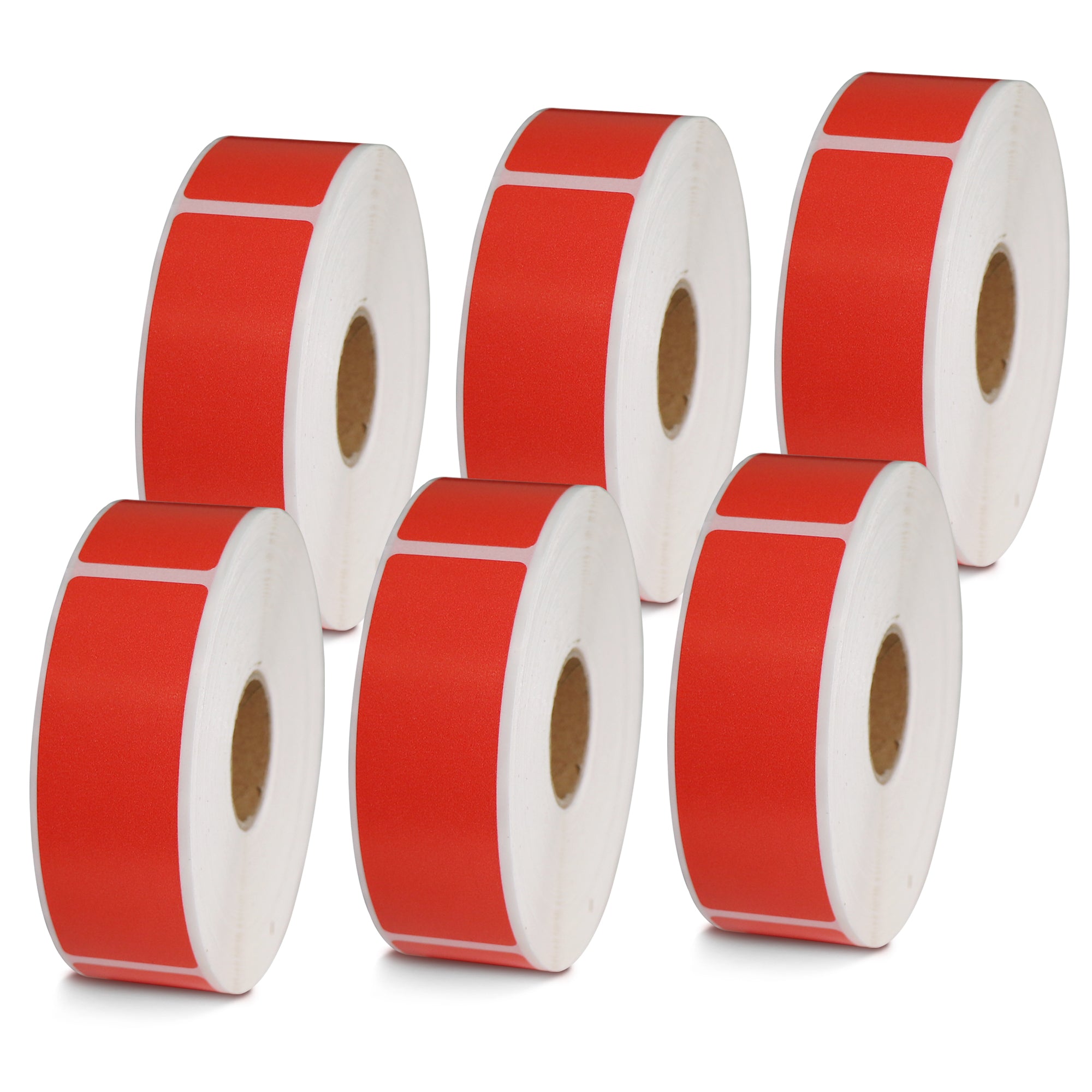 1" x 3" Red Direct Thermal Labels