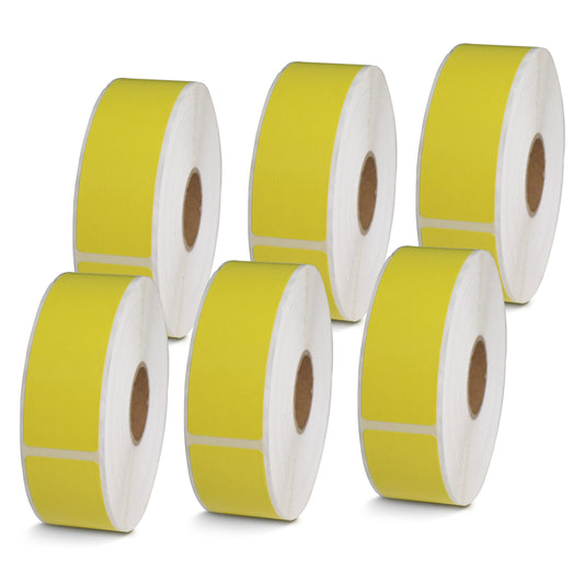 1" x 3" Yellow Direct Thermal Labels