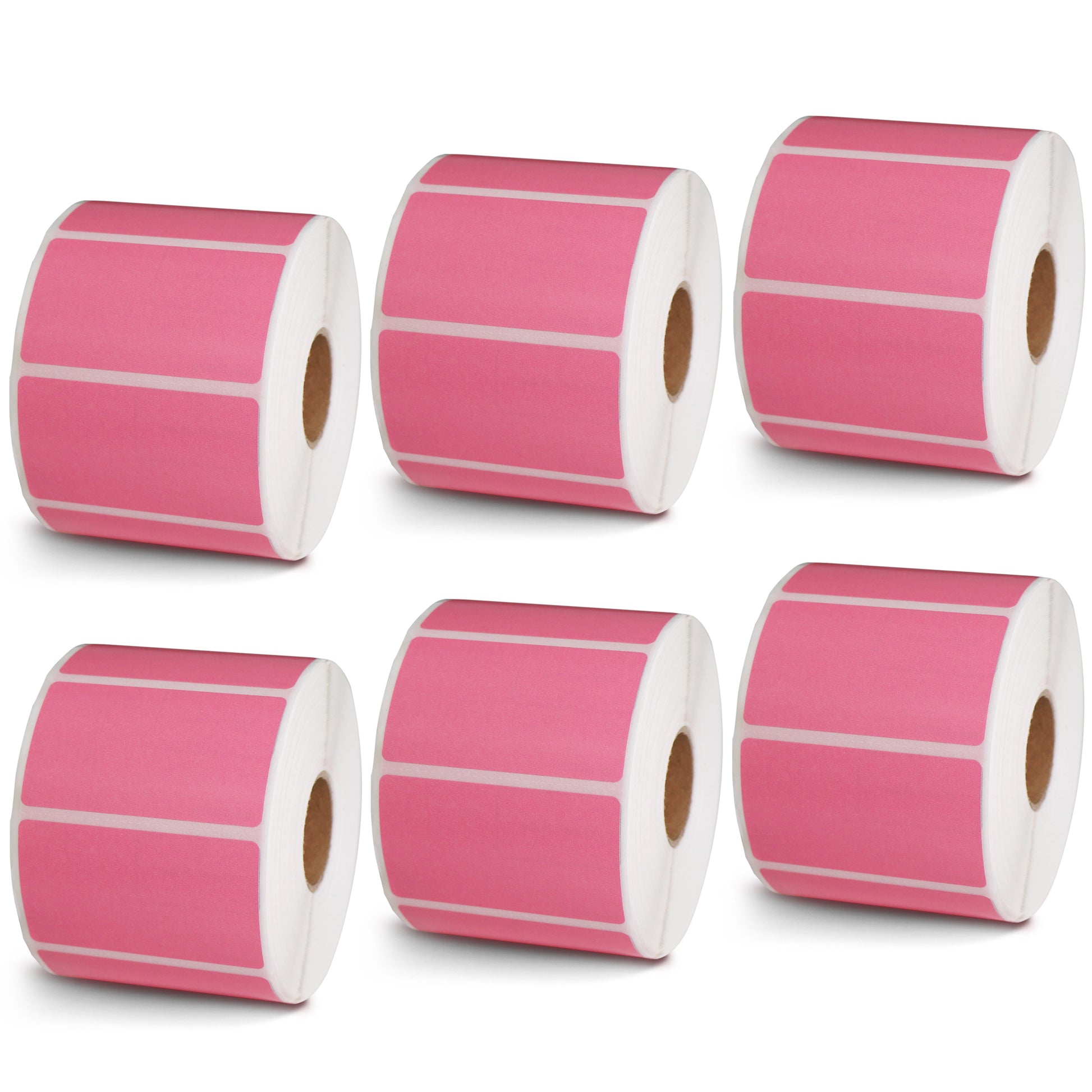 2.25" x 1.25" Pink Direct Thermal Labels