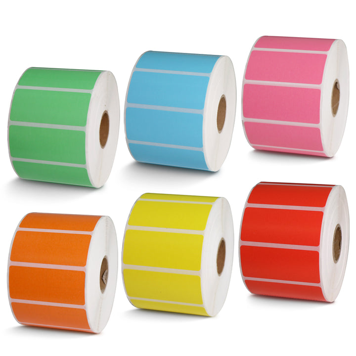 Betckey Zebra Color Labels 2.25" x 1" File Folder & Multipurpose Labels