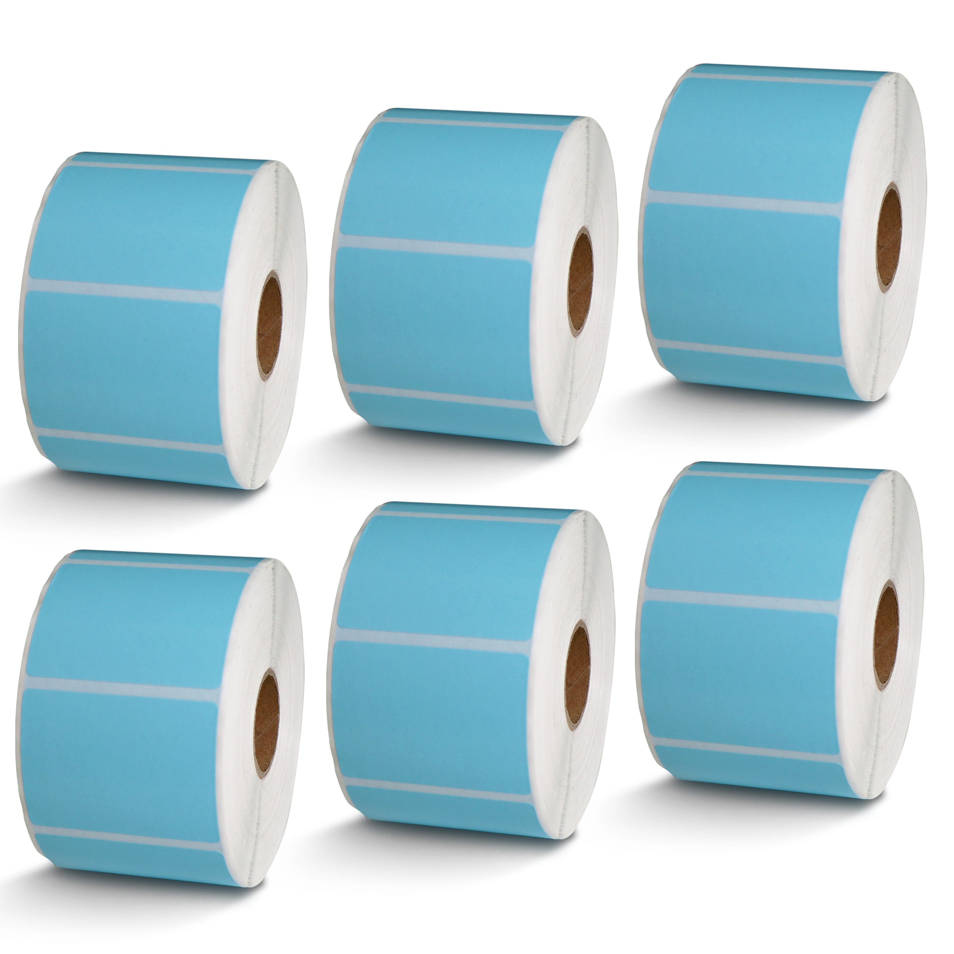 2" x 1.5" Blue Direct Thermal Labels