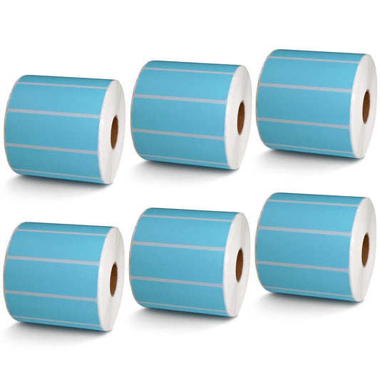 3" x 1" Blue Direct Thermal Labels