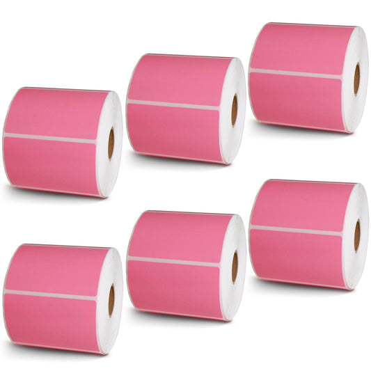 3" x 2" Pink Direct Thermal Labels