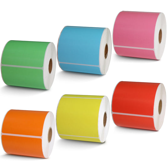 Color QR Code Labels 3" x 3"