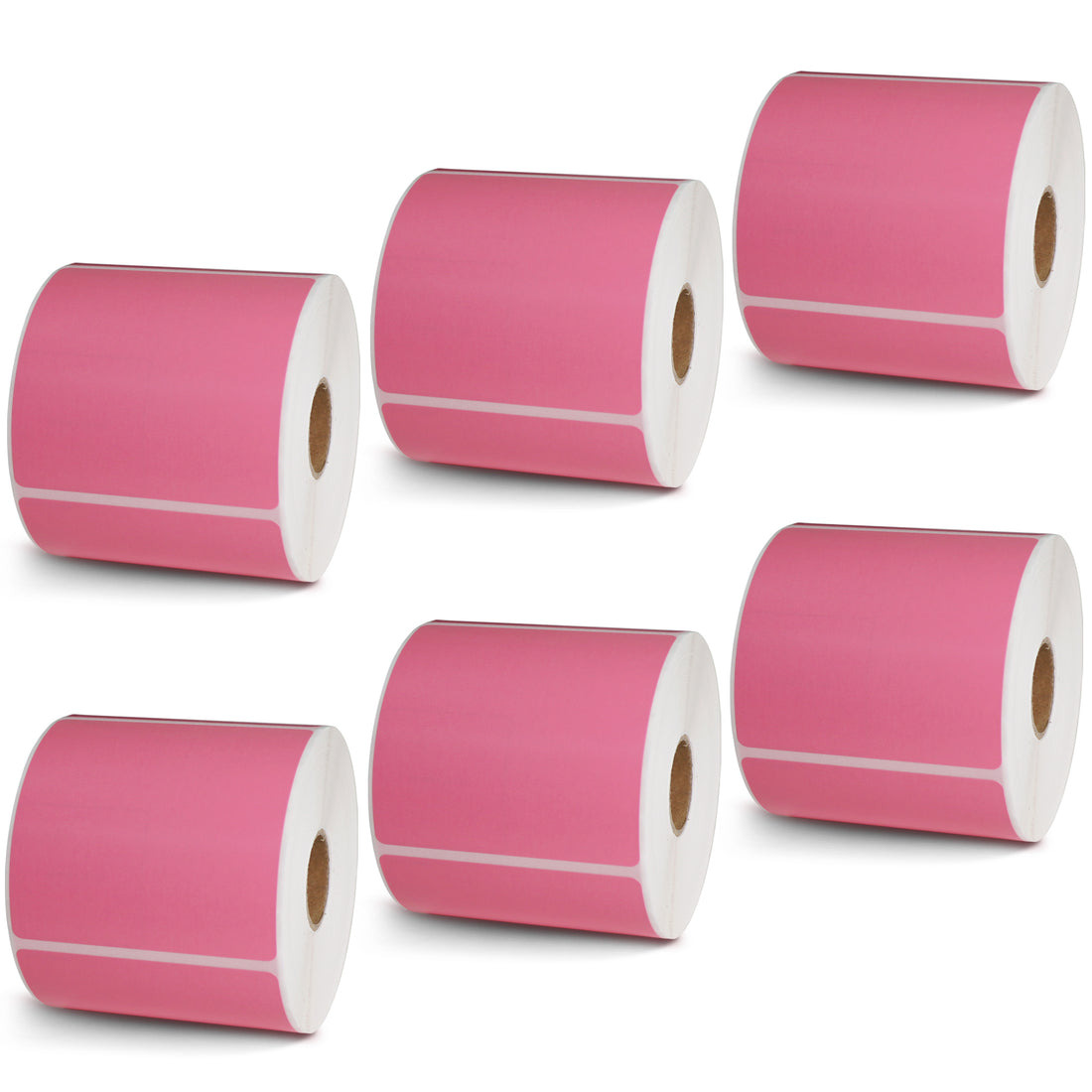 3" x 3" Pink Direct Thermal Labels