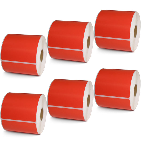 Betckey Zebra Color Labels 3" x 3" Multipurpose & Large Square Labels