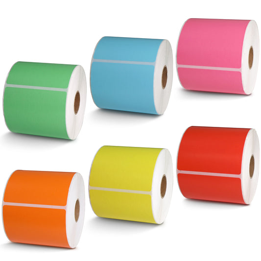 Color Return Mailing Labels 3" x 5"