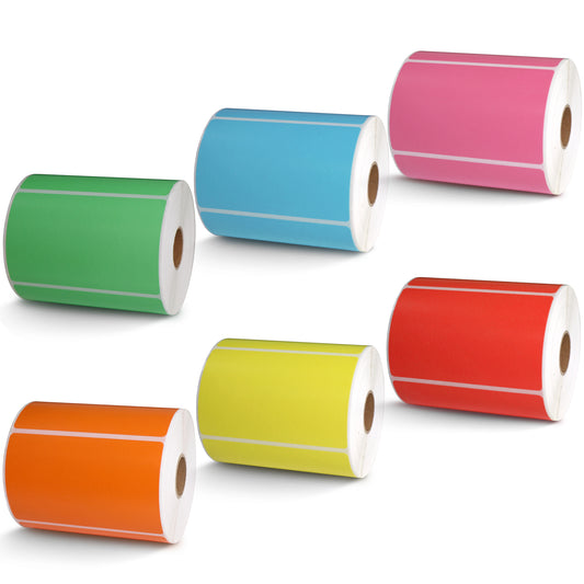 Color Mailing Labels 4" x 2.5"