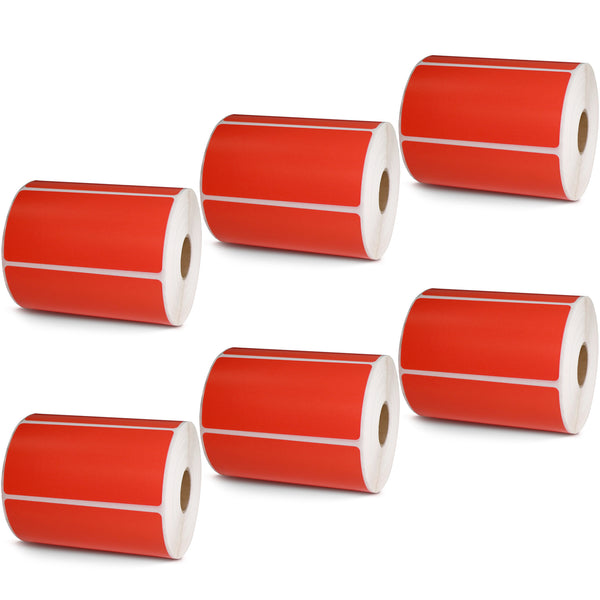 Betckey Zebra Color Labels 4" x 2" Barcode Shipping & Multipurpose Labels