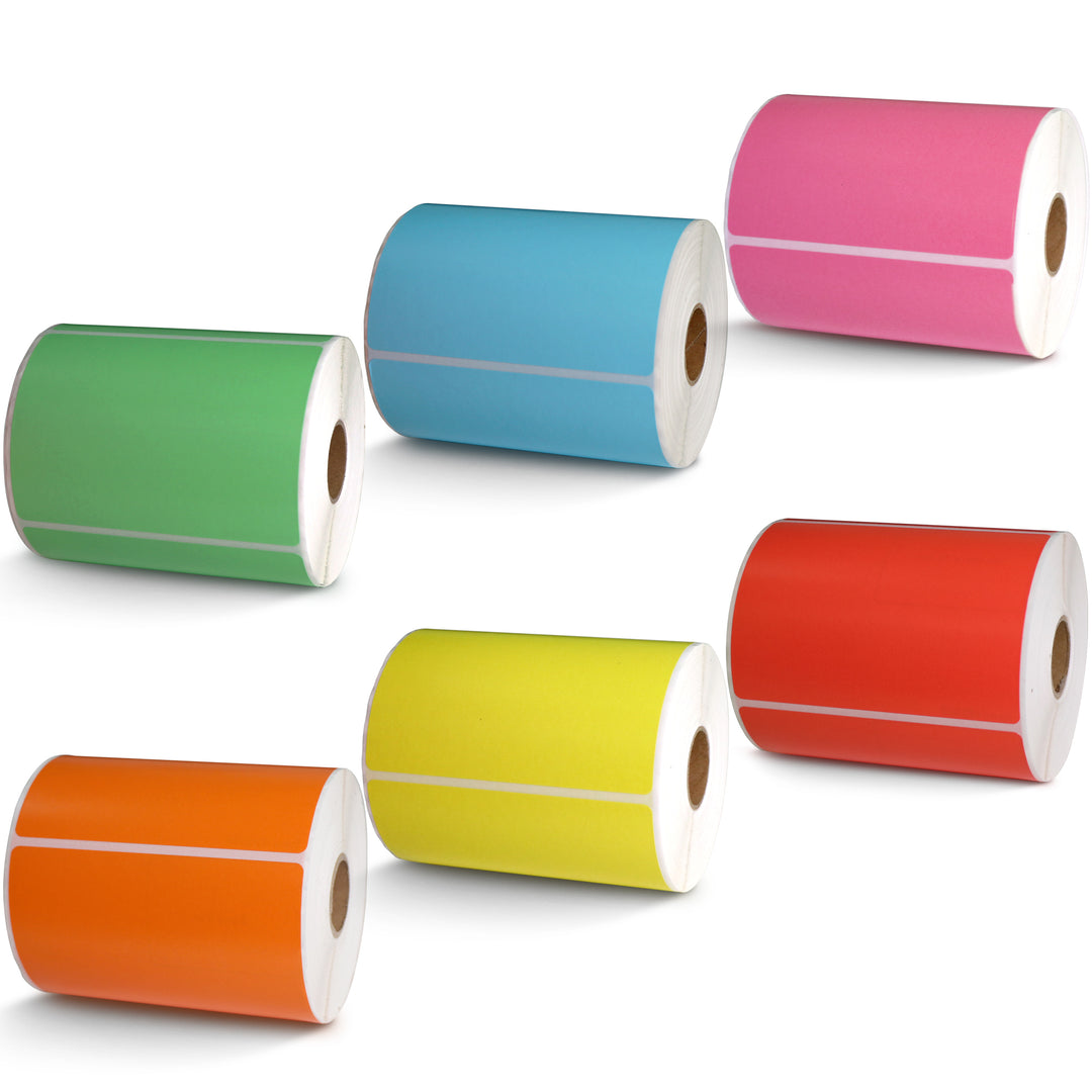 Betckey Zebra Color Labels 4" x 3" Shipping & Multipurpose Labels