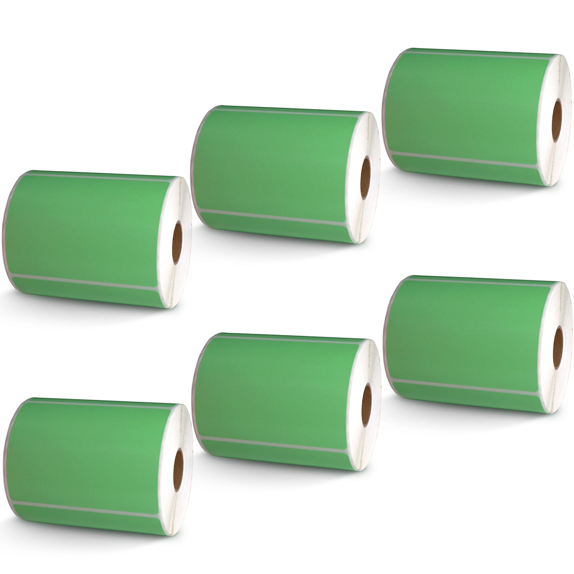 4" x 3" Green Direct Thermal Labels