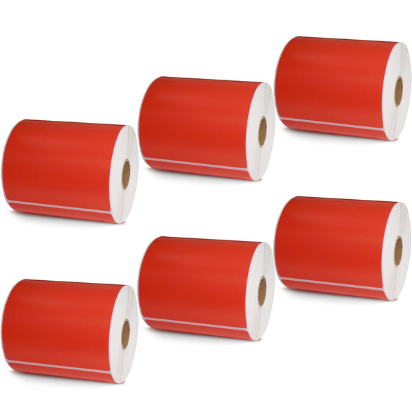 Betckey Zebra Color Labels 4" x 5" Large Shipping & Multipurpose Labels