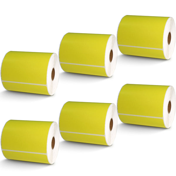 Betckey Zebra Color Labels 4" x 5" Large Shipping & Multipurpose Labels