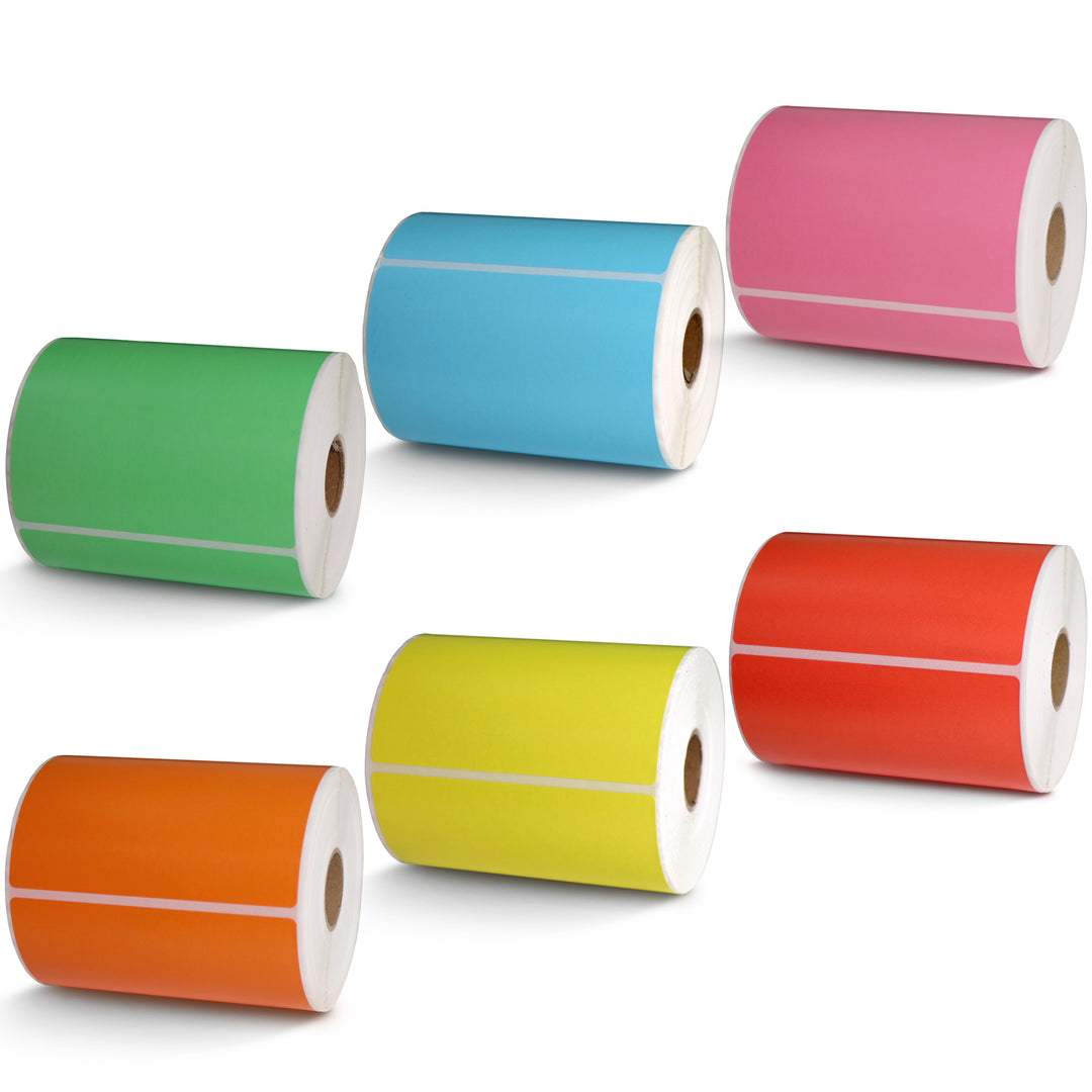 Betckey Zebra Color Labels 4" x 6" Shipping Labels
