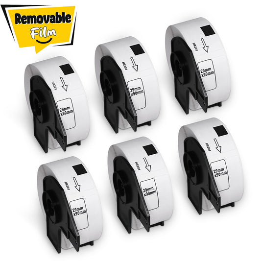 Brother DK-1201 Removable Film Address Labels 1.1" x 3.5"