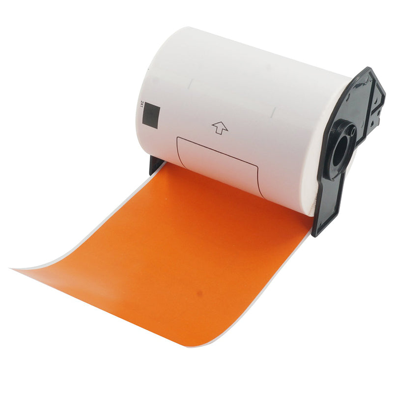 Brother DK-1241 - Orange 4" x 6" Shipping Label
