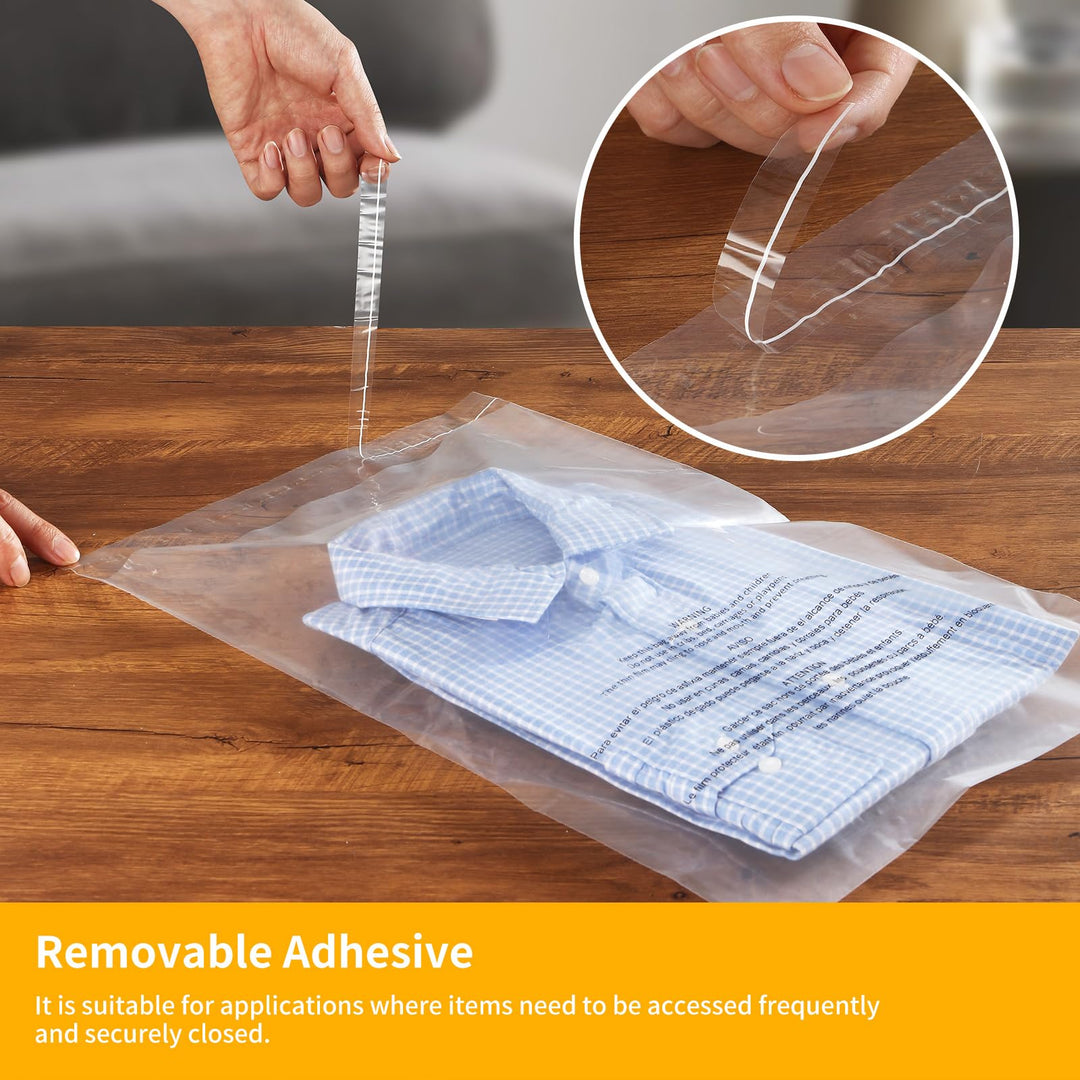 Clear cellophane bags 8" x 10"