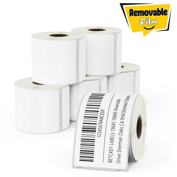 Dymo 30857 Removable Film Visitor Name Tag Badge Labels 2-1/4" x 4"