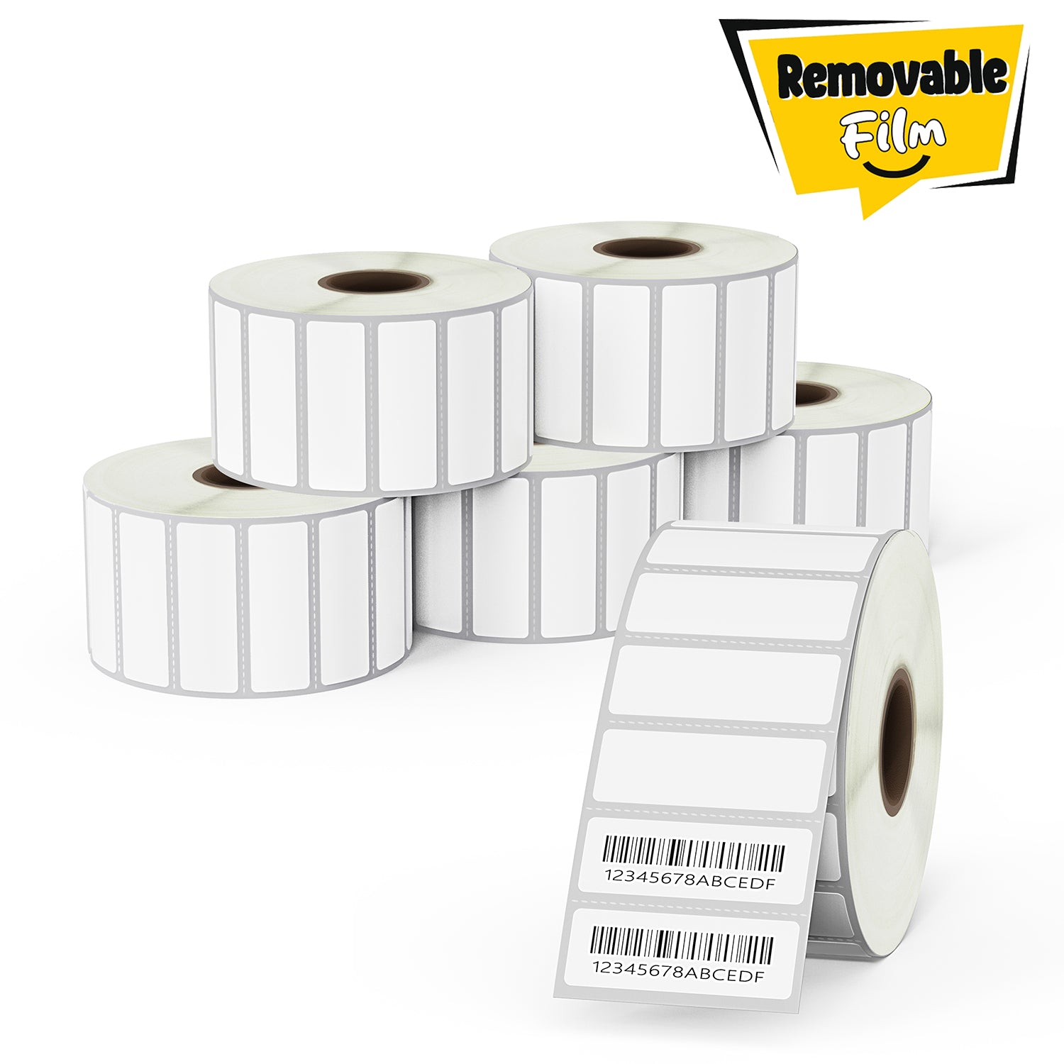 1.5" x 0.5" File Folder & Address Removable Film Labels