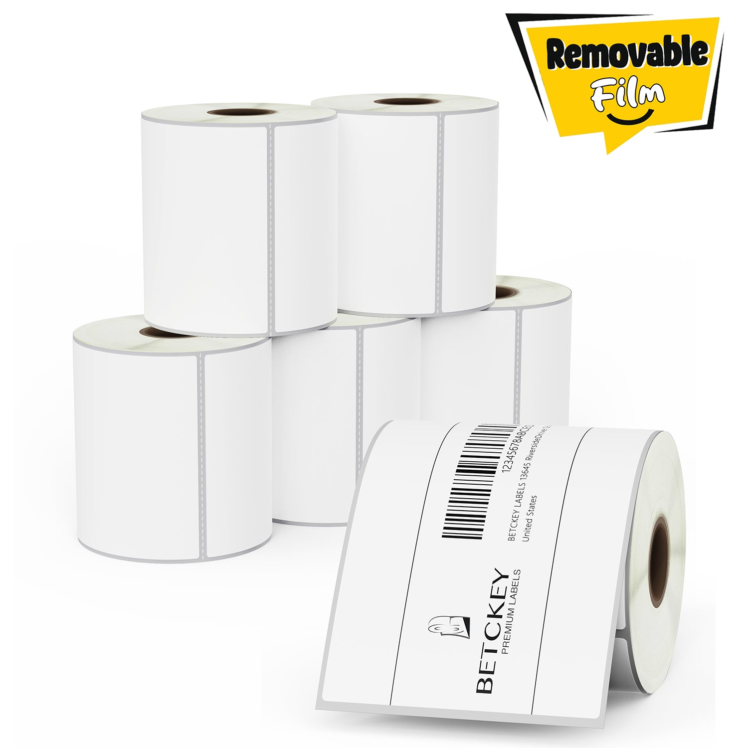 3" x 5" Large Shipping Removable Film Labels