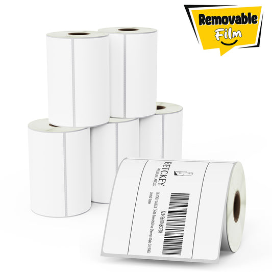 4" x 4" Large Square Removable Film Labels