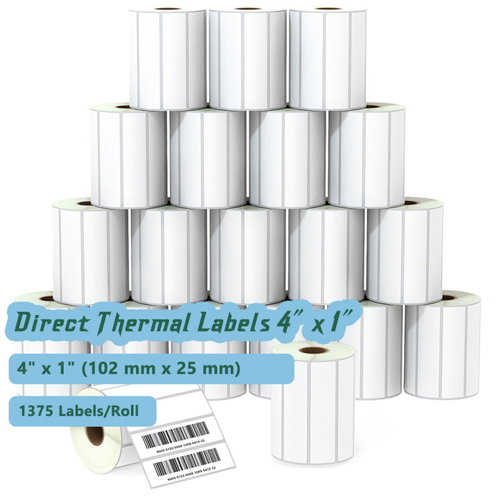 Zebra Direct Thermal Labels Shipping Labels