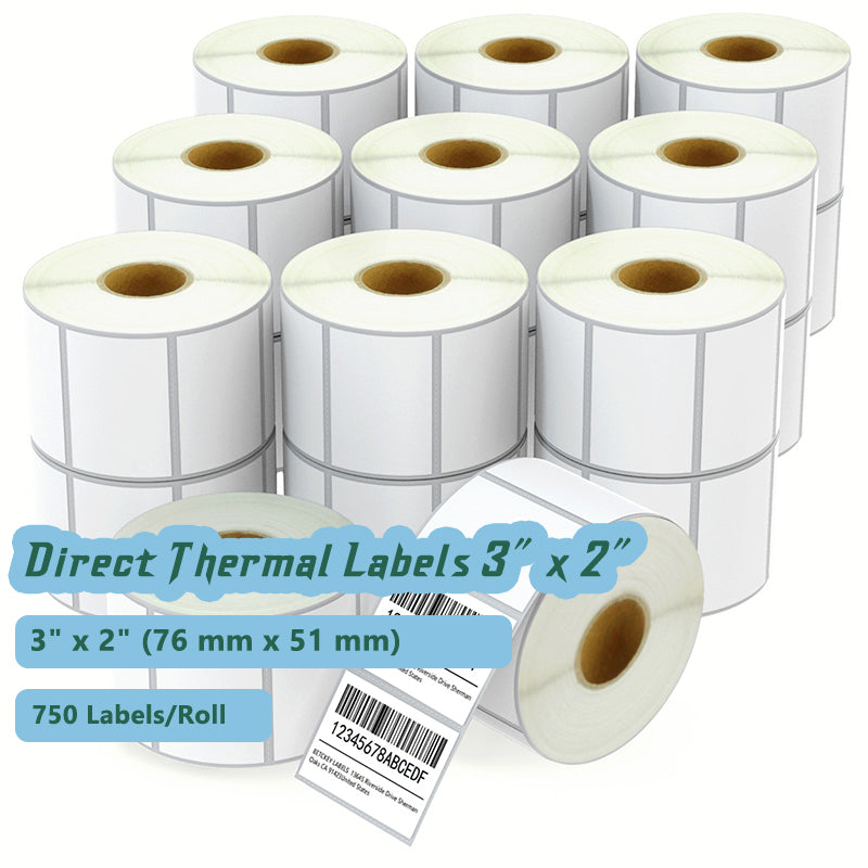 Zebra Direct Thermal Labels Shipping Labels